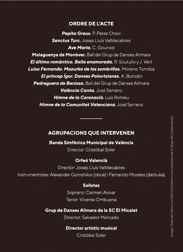 Programa Ronda a la Mare de Déu 2026