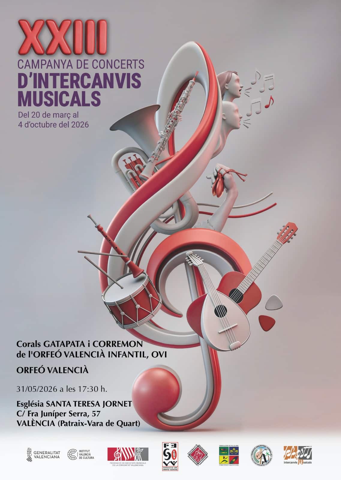 XXIII campanya de concerts d'intercanvis musicals