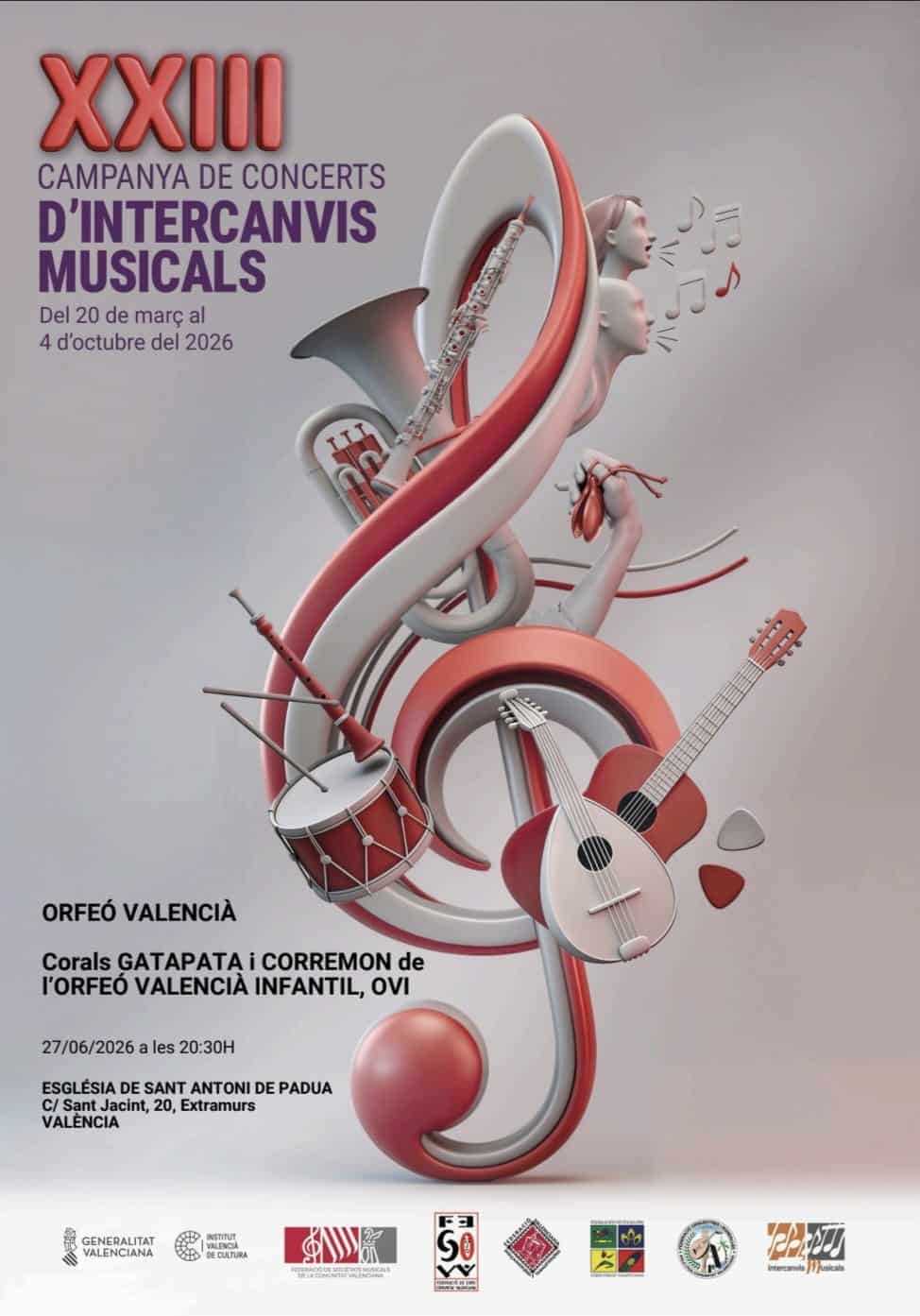 Cartell Concert Intercanvi OV - OVI